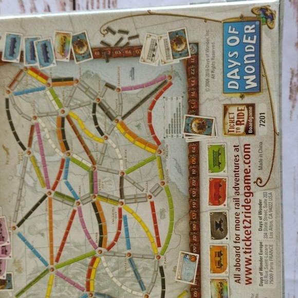 Ticket to Ride Cross-Country Adventure Board Game New - Picture 6 of 8